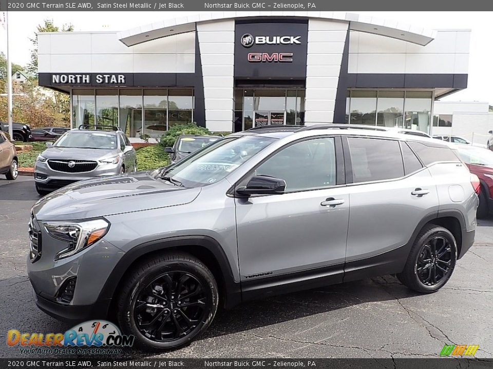 2020 GMC Terrain SLE AWD Satin Steel Metallic / Jet Black Photo #1