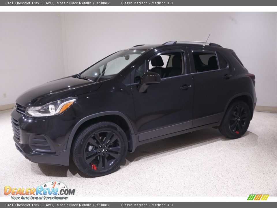 2021 Chevrolet Trax LT AWD Mosaic Black Metallic / Jet Black Photo #3
