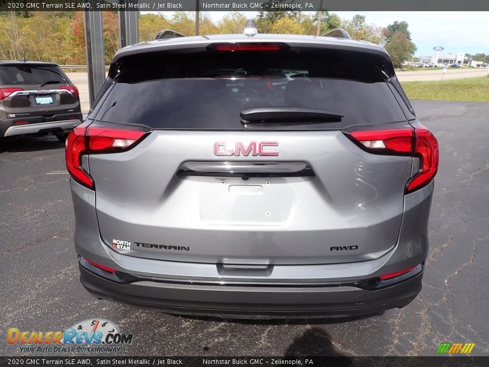 2020 GMC Terrain SLE AWD Satin Steel Metallic / Jet Black Photo #5