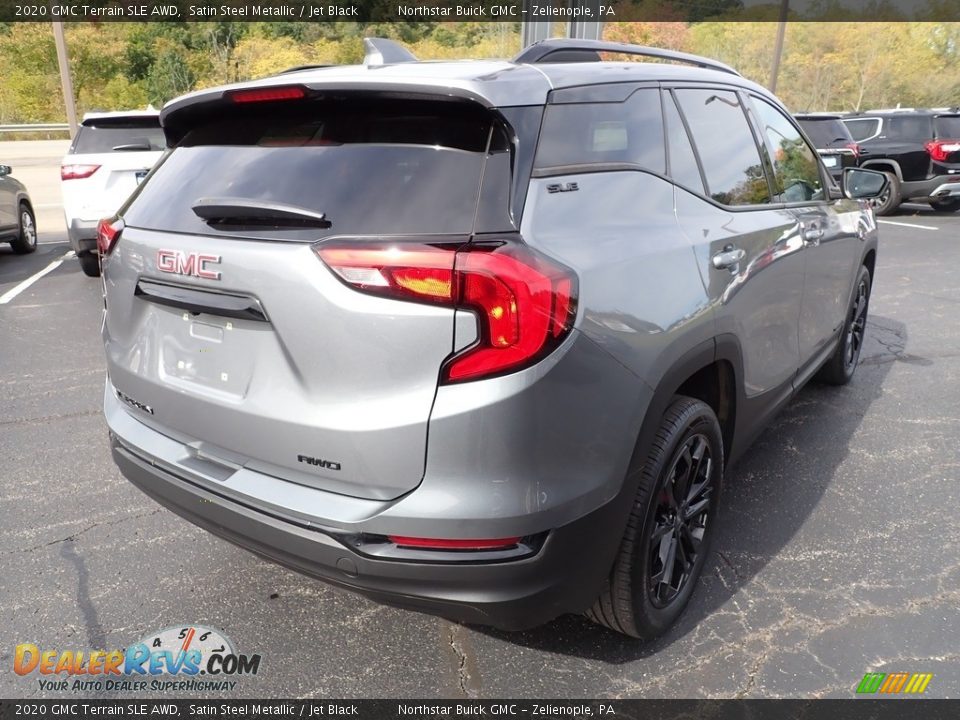 2020 GMC Terrain SLE AWD Satin Steel Metallic / Jet Black Photo #6