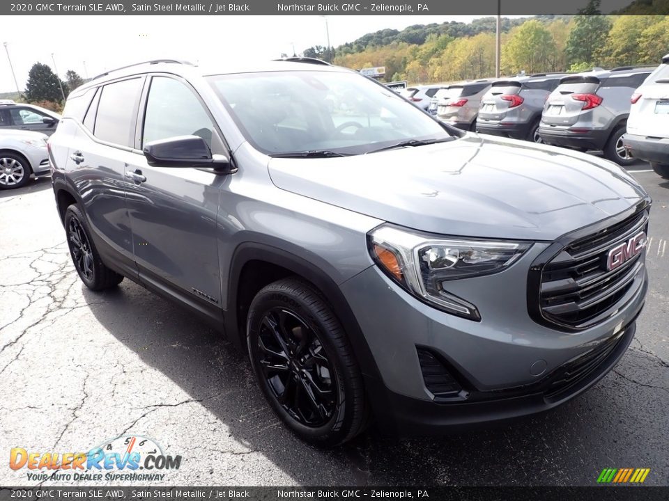 2020 GMC Terrain SLE AWD Satin Steel Metallic / Jet Black Photo #9