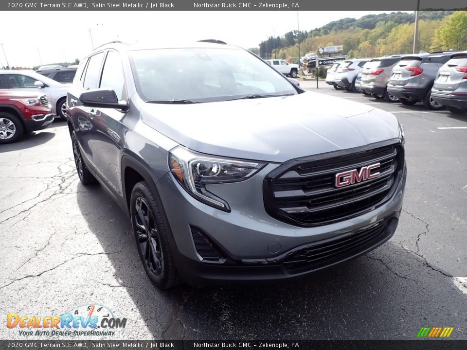 2020 GMC Terrain SLE AWD Satin Steel Metallic / Jet Black Photo #10