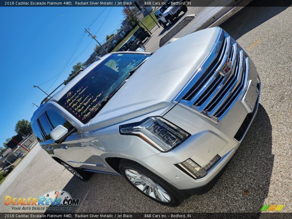 2018 Cadillac Escalade Platinum 4WD Radiant Silver Metallic / Jet Black Photo #2