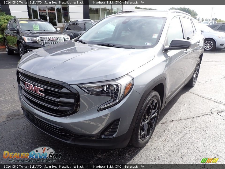 2020 GMC Terrain SLE AWD Satin Steel Metallic / Jet Black Photo #12