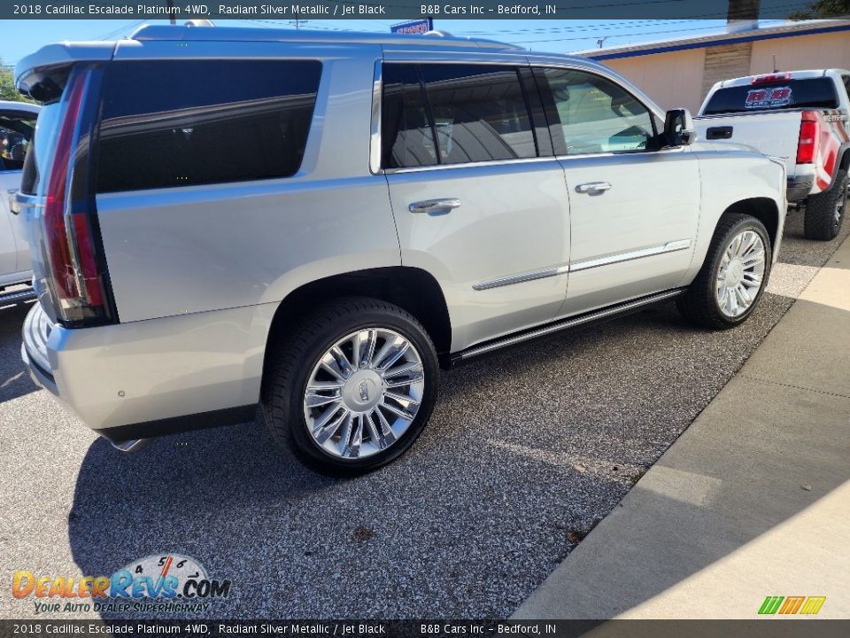 2018 Cadillac Escalade Platinum 4WD Radiant Silver Metallic / Jet Black Photo #7