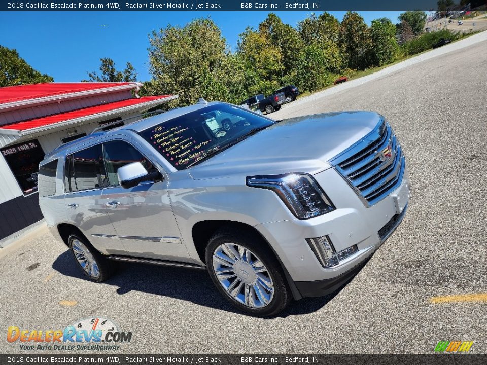 2018 Cadillac Escalade Platinum 4WD Radiant Silver Metallic / Jet Black Photo #9