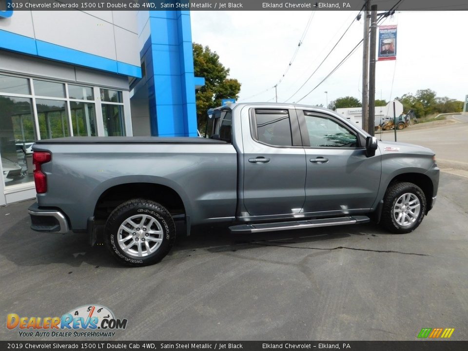 2019 Chevrolet Silverado 1500 LT Double Cab 4WD Satin Steel Metallic / Jet Black Photo #3