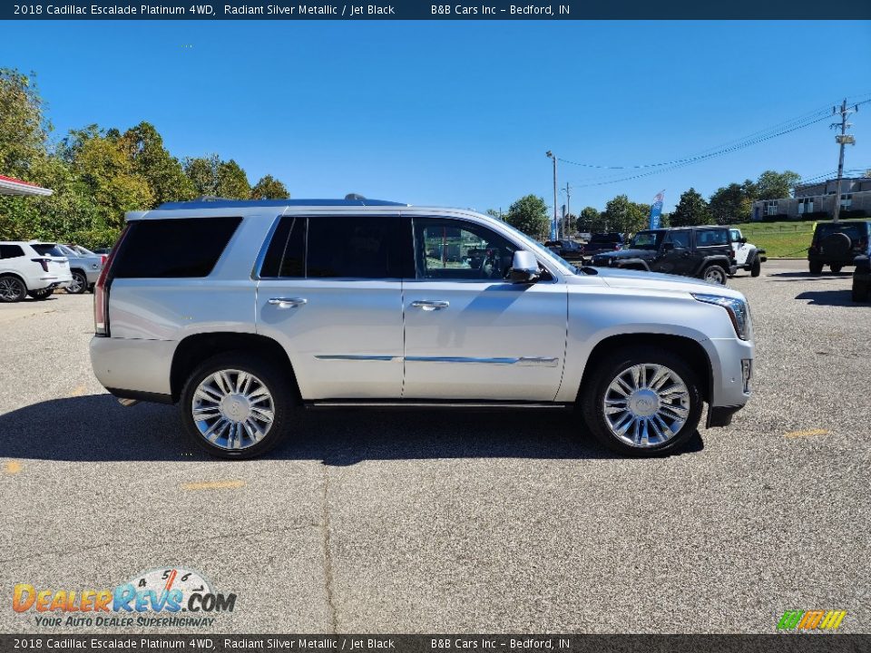 2018 Cadillac Escalade Platinum 4WD Radiant Silver Metallic / Jet Black Photo #10