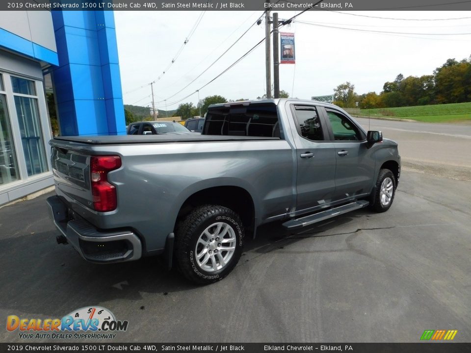 2019 Chevrolet Silverado 1500 LT Double Cab 4WD Satin Steel Metallic / Jet Black Photo #4