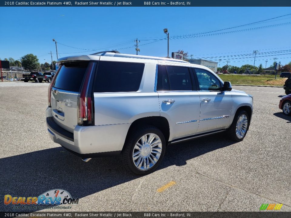 2018 Cadillac Escalade Platinum 4WD Radiant Silver Metallic / Jet Black Photo #11