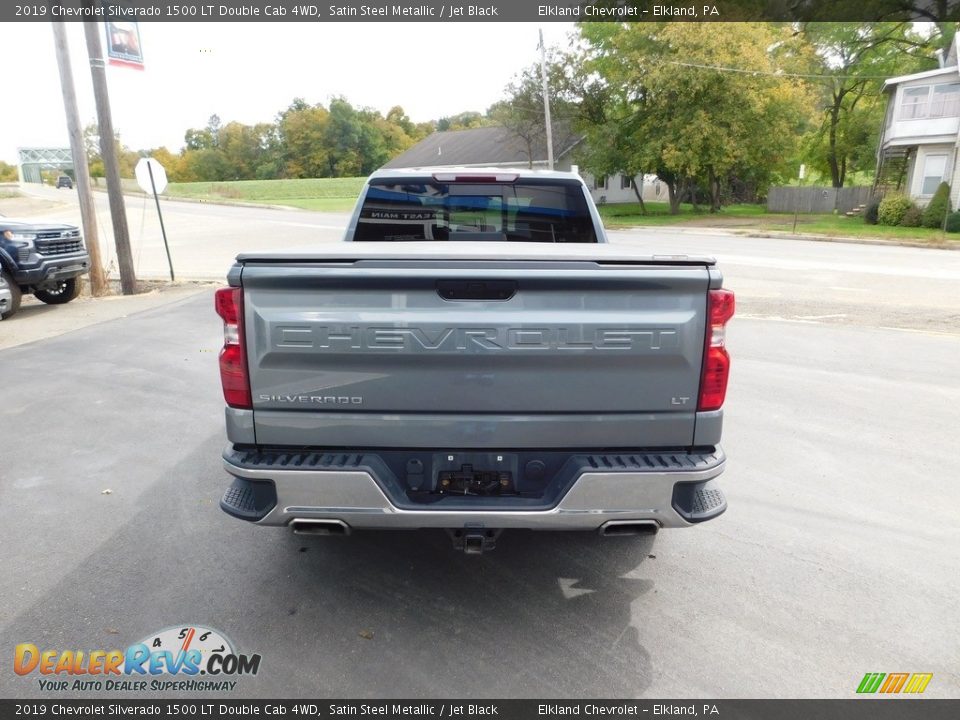 2019 Chevrolet Silverado 1500 LT Double Cab 4WD Satin Steel Metallic / Jet Black Photo #5