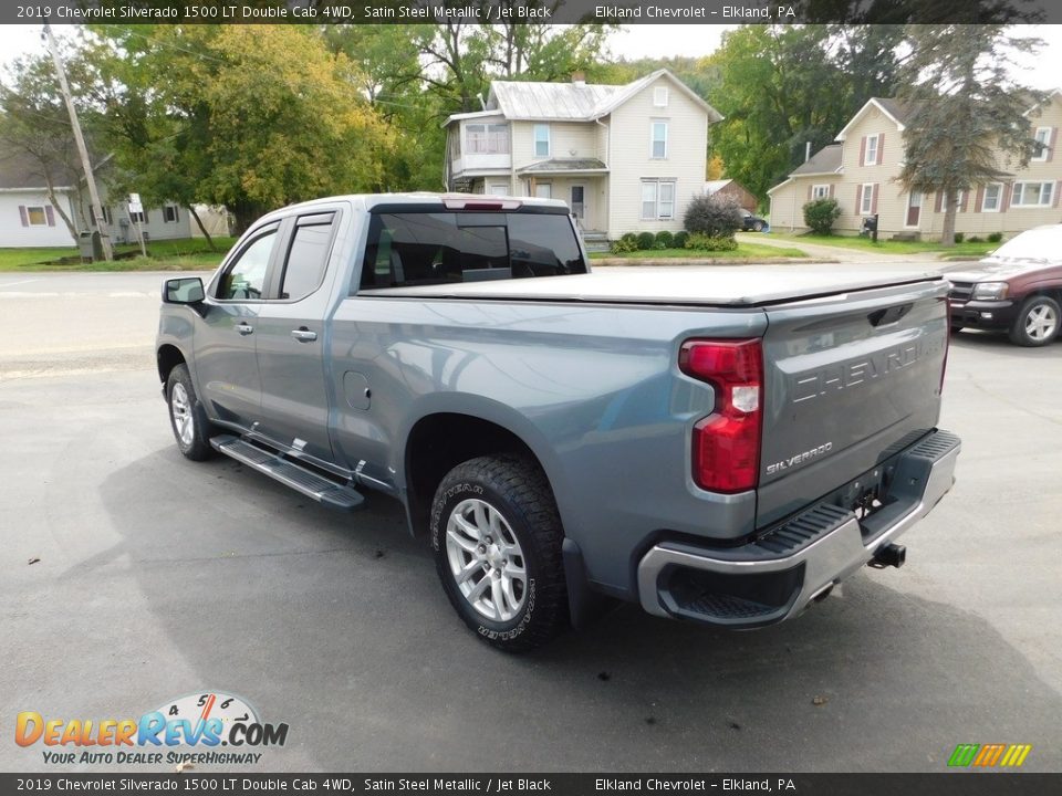 2019 Chevrolet Silverado 1500 LT Double Cab 4WD Satin Steel Metallic / Jet Black Photo #6