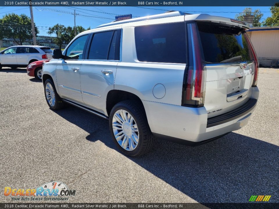 2018 Cadillac Escalade Platinum 4WD Radiant Silver Metallic / Jet Black Photo #12