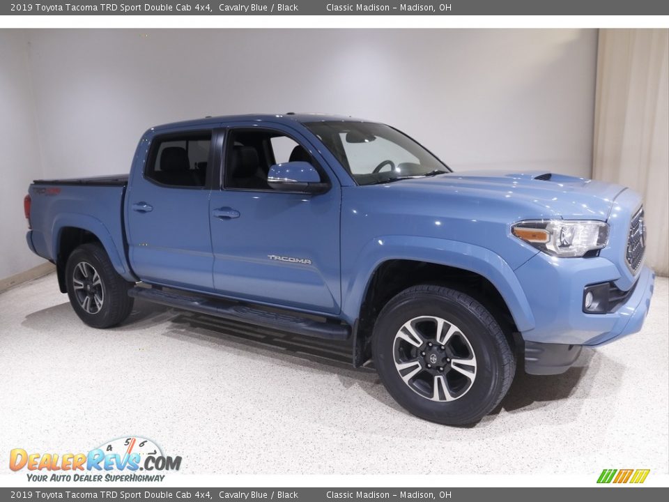 2019 Toyota Tacoma TRD Sport Double Cab 4x4 Cavalry Blue / Black Photo #1