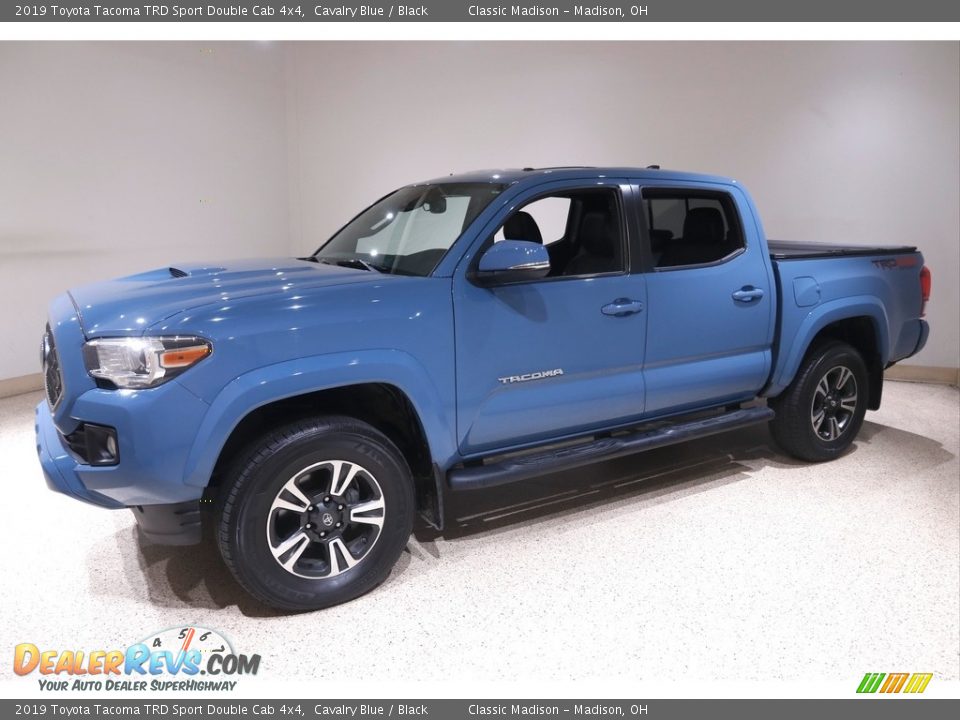 2019 Toyota Tacoma TRD Sport Double Cab 4x4 Cavalry Blue / Black Photo #3