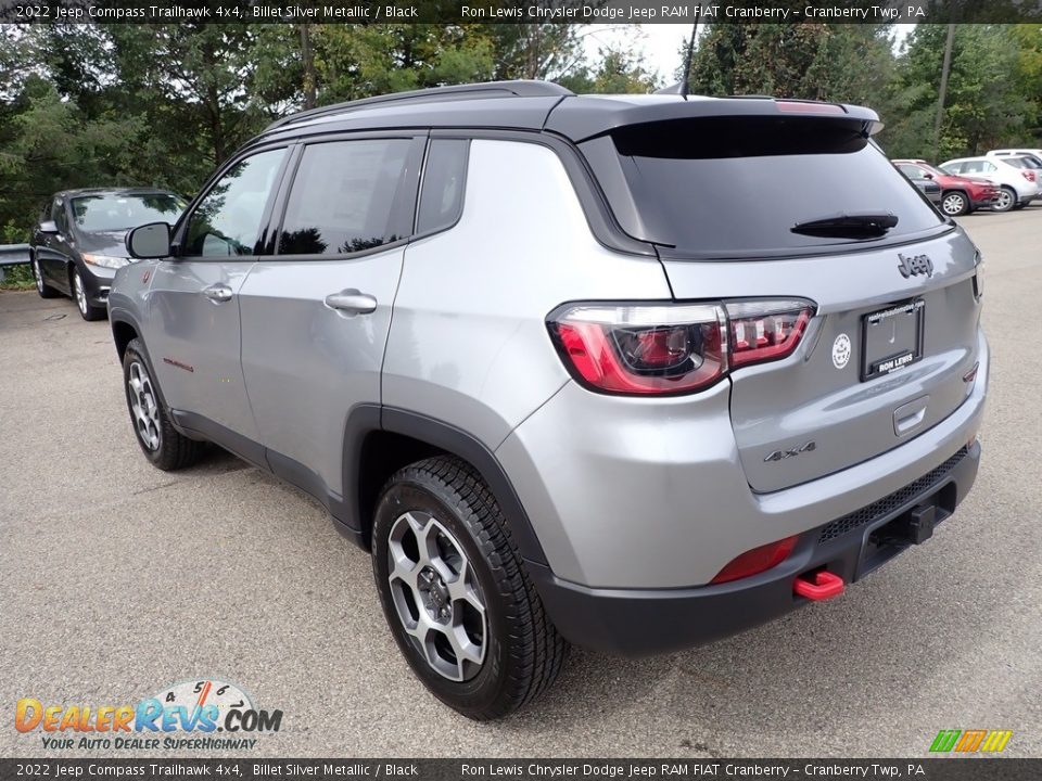 2022 Jeep Compass Trailhawk 4x4 Billet Silver Metallic / Black Photo #3