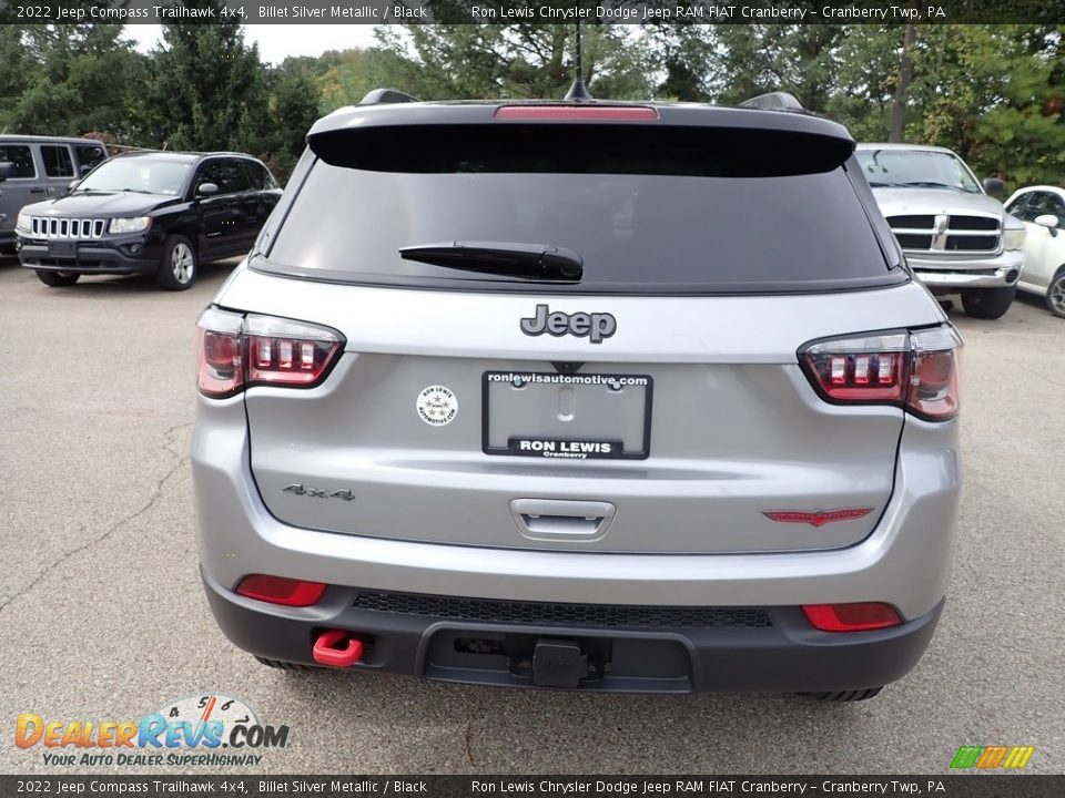 2022 Jeep Compass Trailhawk 4x4 Billet Silver Metallic / Black Photo #4