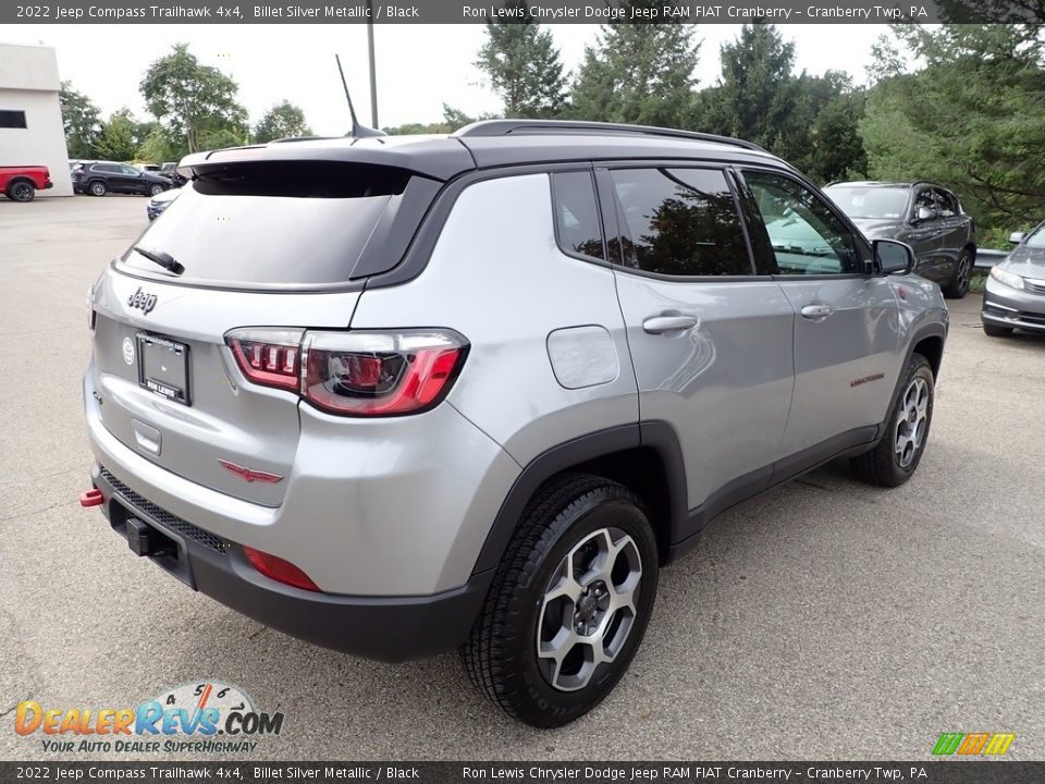 2022 Jeep Compass Trailhawk 4x4 Billet Silver Metallic / Black Photo #5
