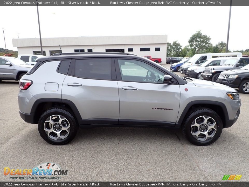 2022 Jeep Compass Trailhawk 4x4 Billet Silver Metallic / Black Photo #6
