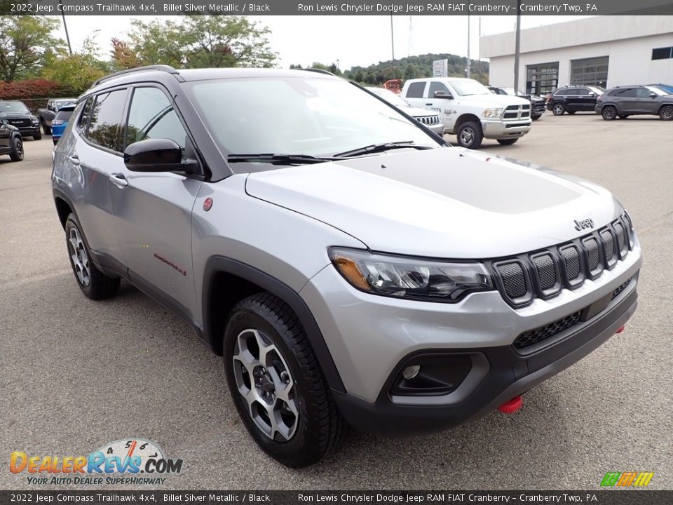 2022 Jeep Compass Trailhawk 4x4 Billet Silver Metallic / Black Photo #7