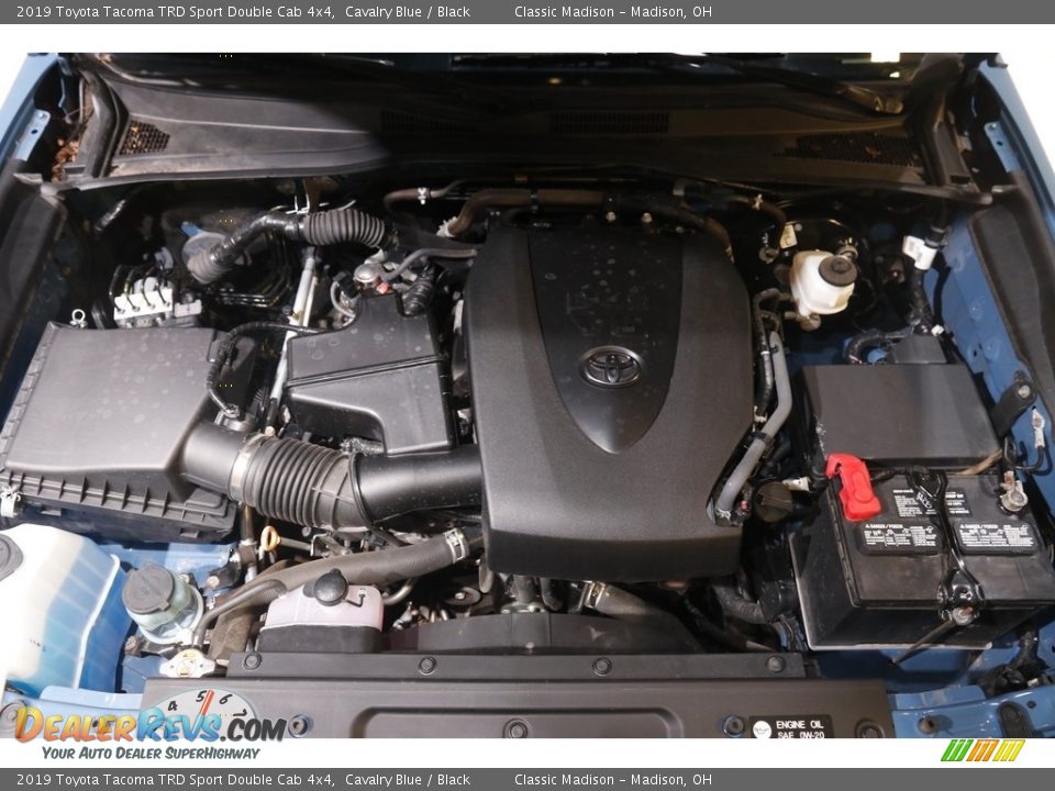 2019 Toyota Tacoma TRD Sport Double Cab 4x4 Cavalry Blue / Black Photo #20