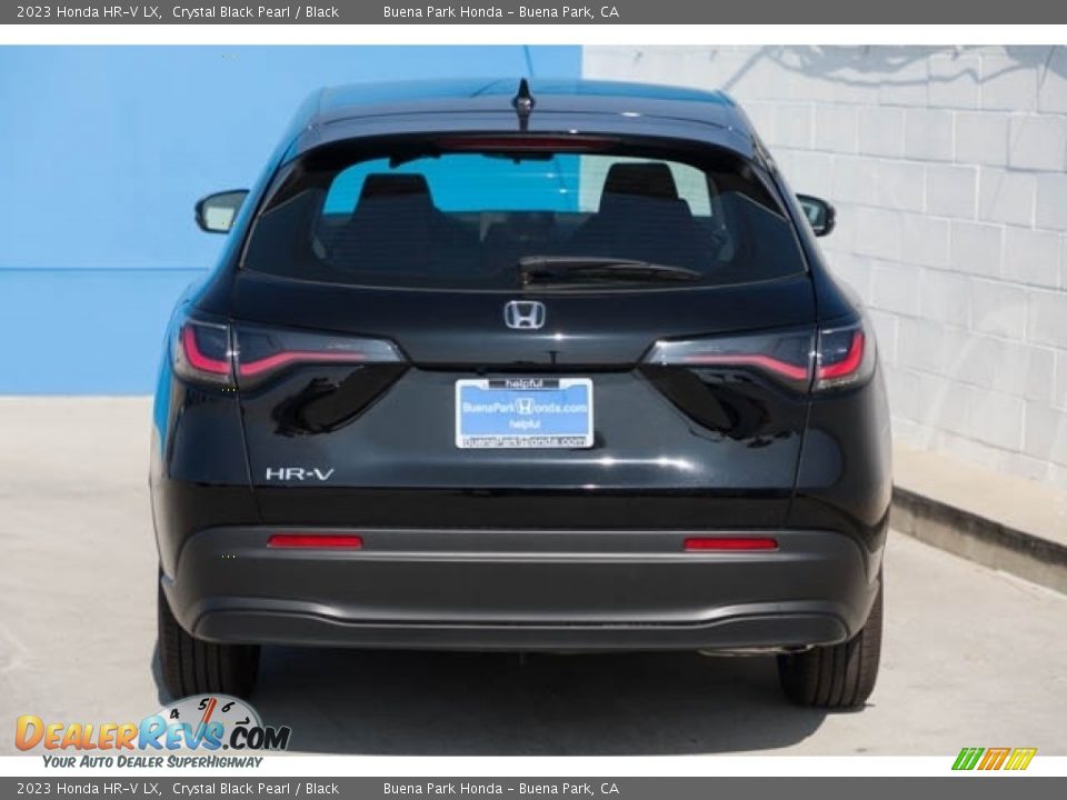 2023 Honda HR-V LX Crystal Black Pearl / Black Photo #7