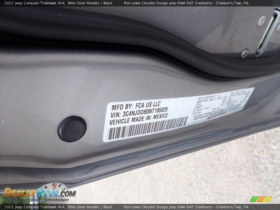 2022 Jeep Compass Trailhawk 4x4 Billet Silver Metallic / Black Photo #20