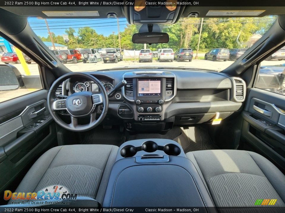 2022 Ram 2500 Big Horn Crew Cab 4x4 Bright White / Black/Diesel Gray Photo #4