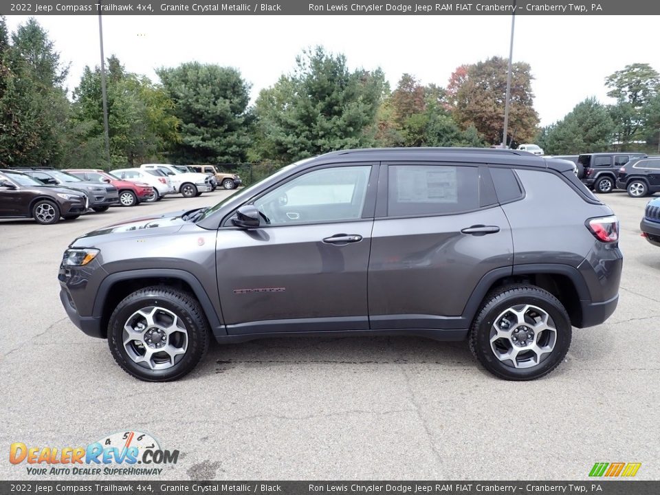 2022 Jeep Compass Trailhawk 4x4 Granite Crystal Metallic / Black Photo #2