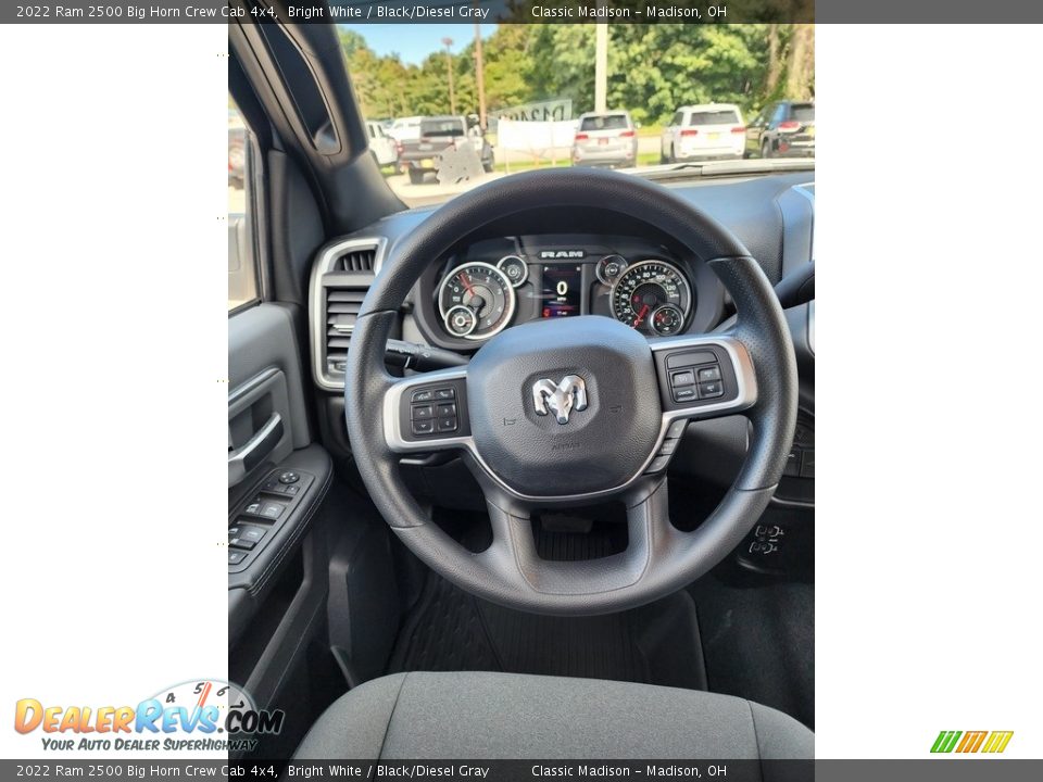 2022 Ram 2500 Big Horn Crew Cab 4x4 Bright White / Black/Diesel Gray Photo #5