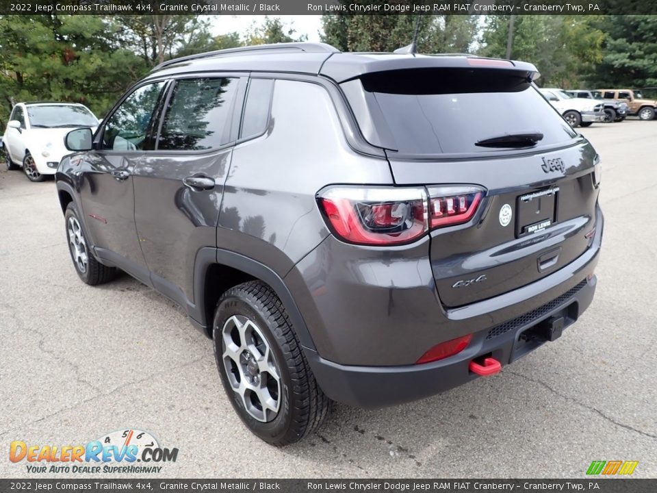 2022 Jeep Compass Trailhawk 4x4 Granite Crystal Metallic / Black Photo #3