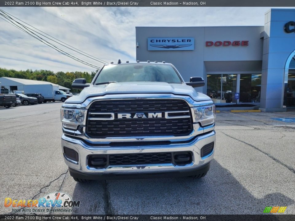 2022 Ram 2500 Big Horn Crew Cab 4x4 Bright White / Black/Diesel Gray Photo #7