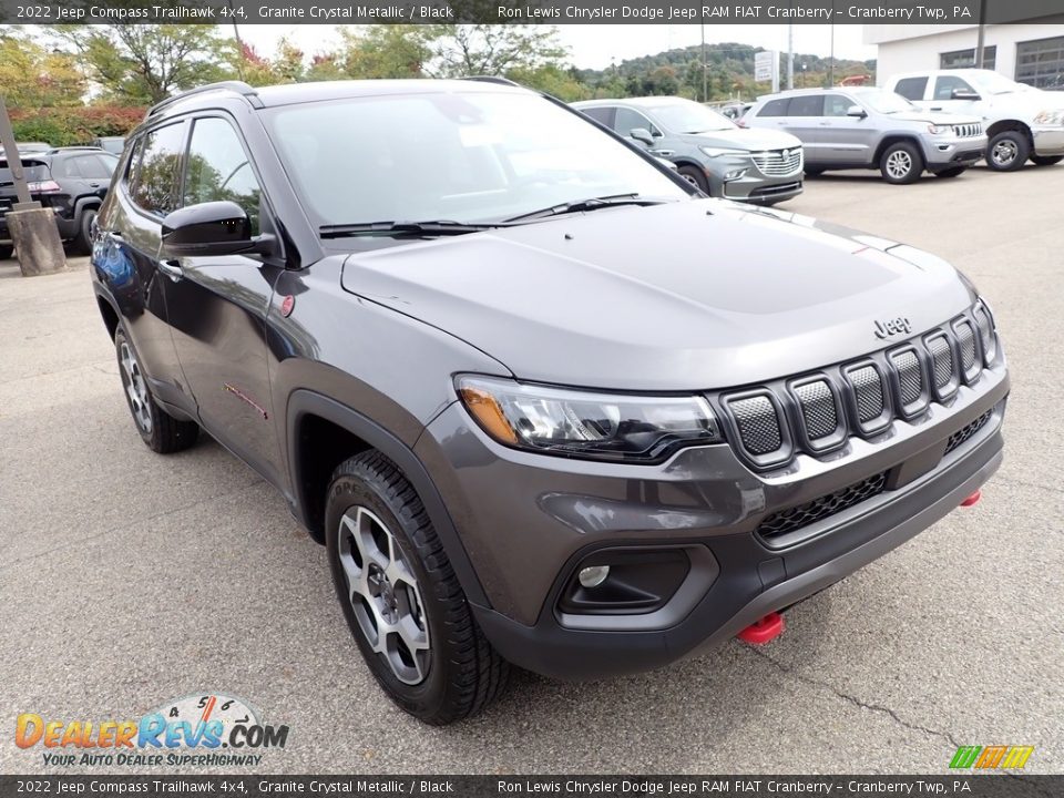 2022 Jeep Compass Trailhawk 4x4 Granite Crystal Metallic / Black Photo #7
