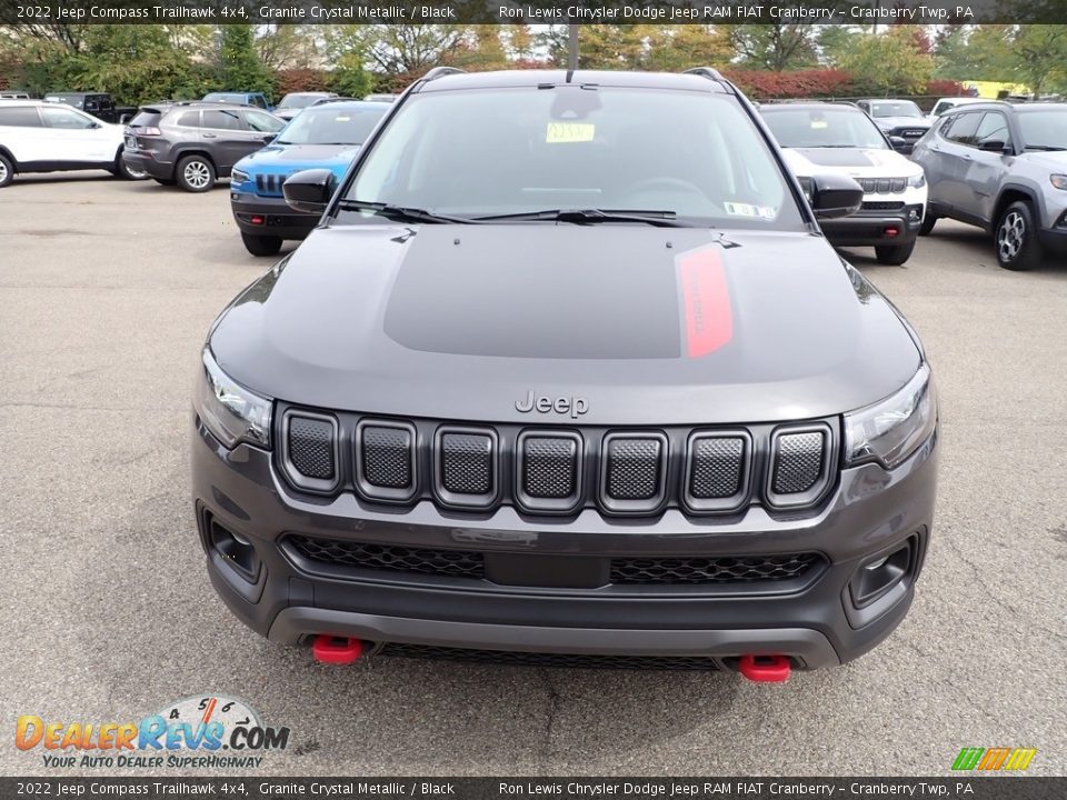 2022 Jeep Compass Trailhawk 4x4 Granite Crystal Metallic / Black Photo #8