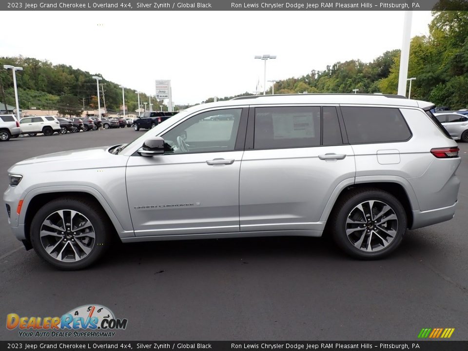 2023 Jeep Grand Cherokee L Overland 4x4 Silver Zynith / Global Black Photo #2