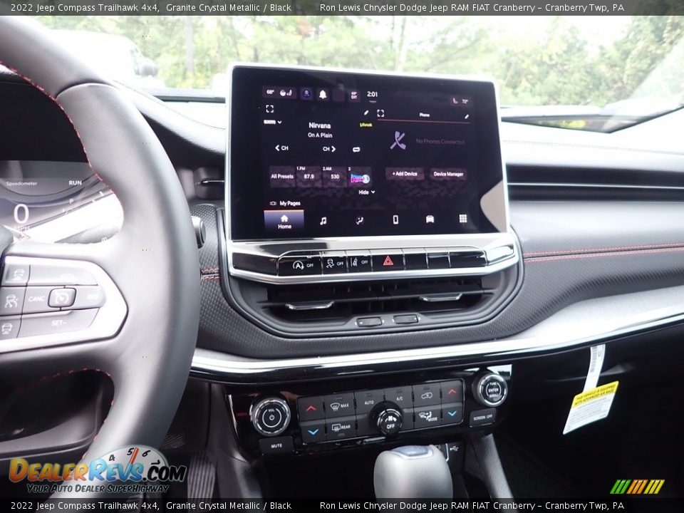 2022 Jeep Compass Trailhawk 4x4 Granite Crystal Metallic / Black Photo #17