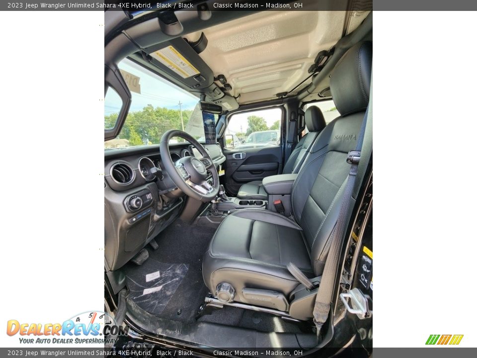 2023 Jeep Wrangler Unlimited Sahara 4XE Hybrid Black / Black Photo #2