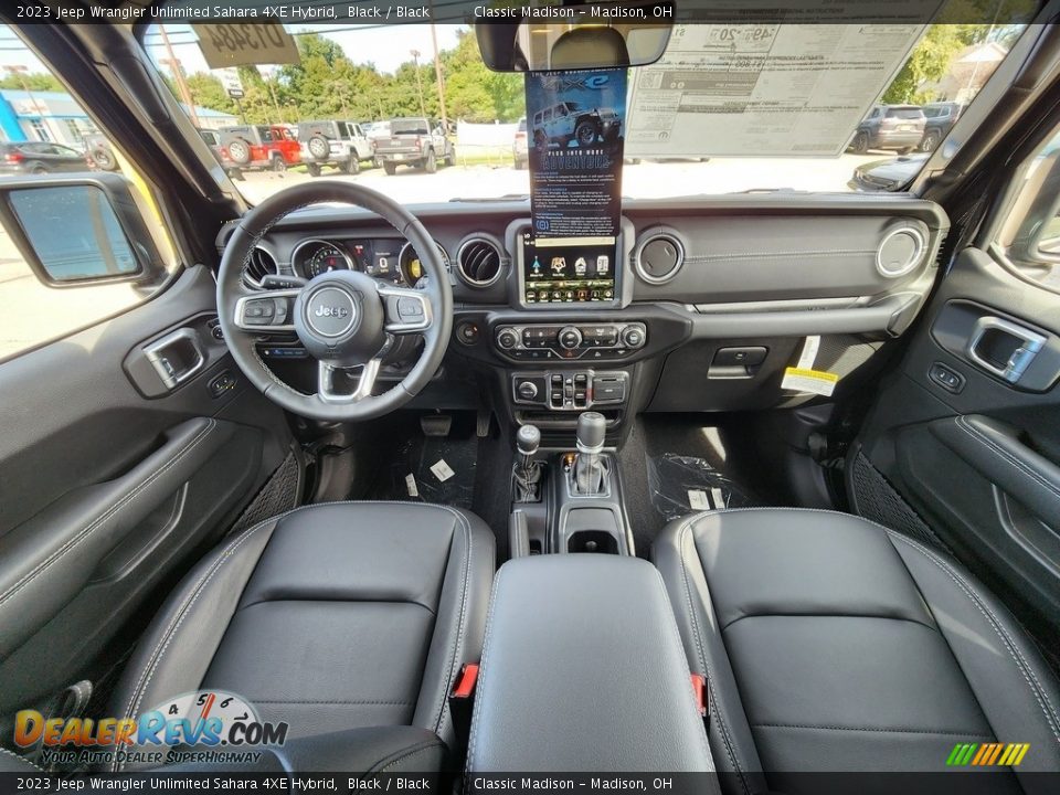 2023 Jeep Wrangler Unlimited Sahara 4XE Hybrid Black / Black Photo #4