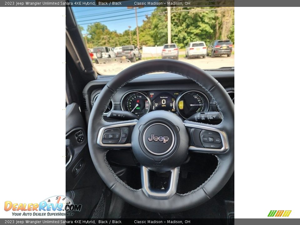 2023 Jeep Wrangler Unlimited Sahara 4XE Hybrid Black / Black Photo #5