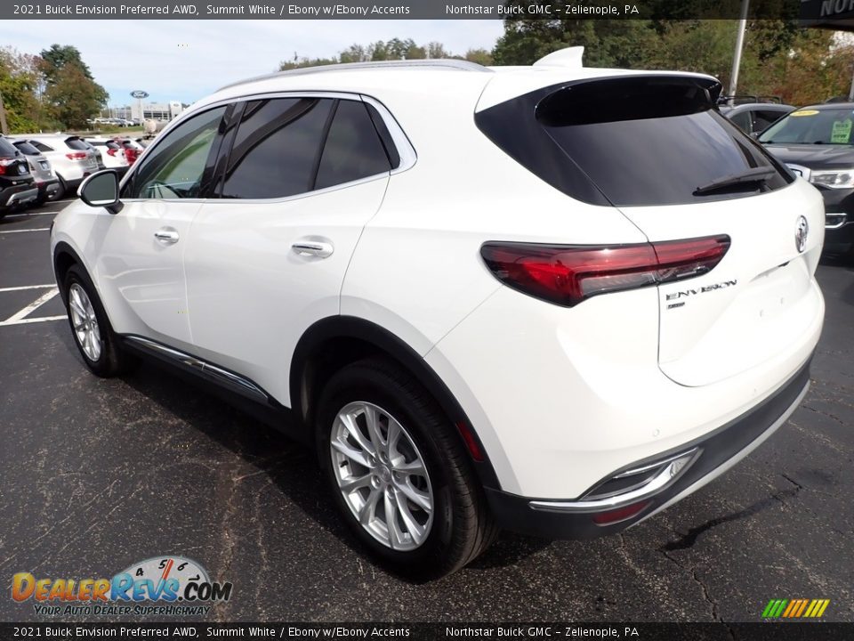 2021 Buick Envision Preferred AWD Summit White / Ebony w/Ebony Accents Photo #3