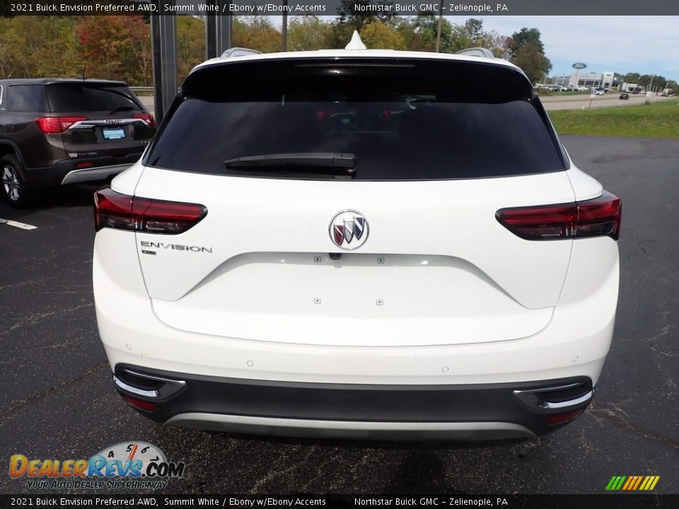 2021 Buick Envision Preferred AWD Summit White / Ebony w/Ebony Accents Photo #5