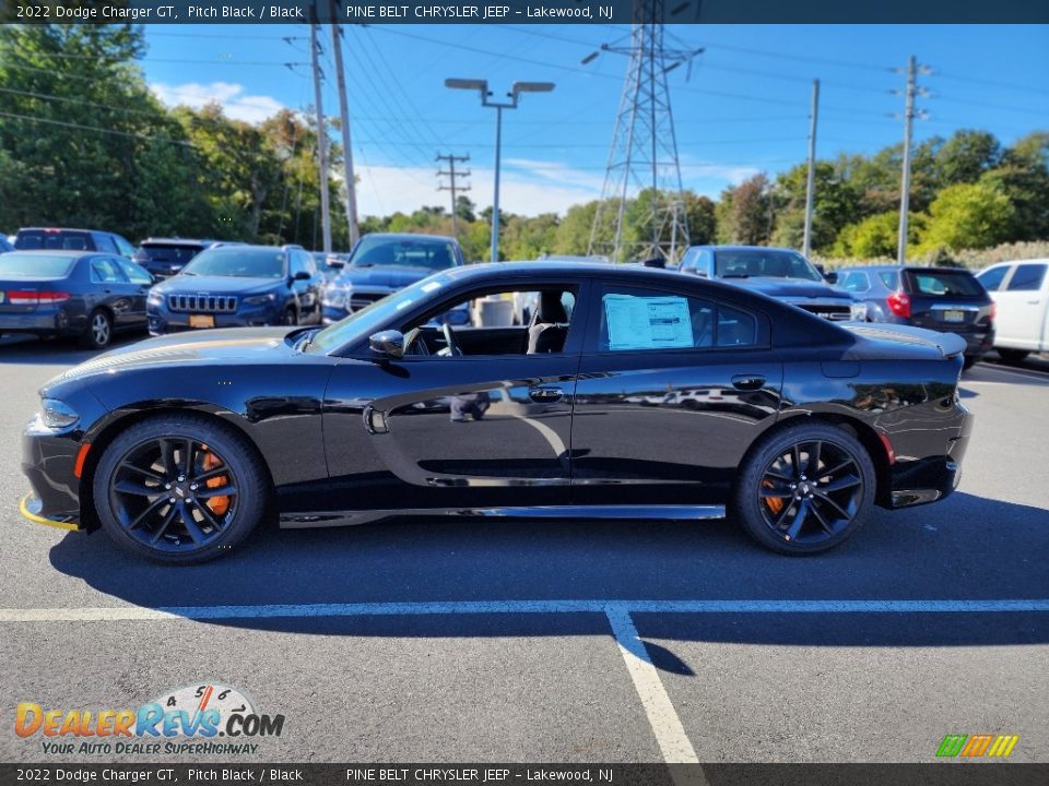 2022 Dodge Charger GT Pitch Black / Black Photo #3