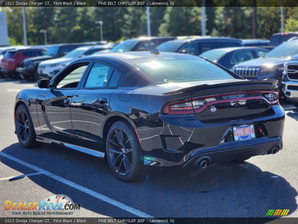 2022 Dodge Charger GT Pitch Black / Black Photo #4