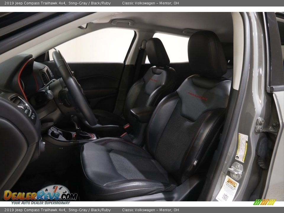 2019 Jeep Compass Trailhawk 4x4 Sting-Gray / Black/Ruby Photo #5