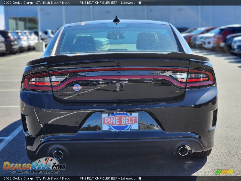 2022 Dodge Charger GT Pitch Black / Black Photo #5