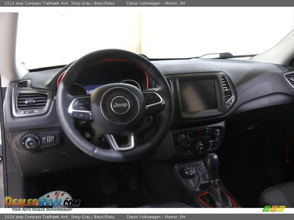 2019 Jeep Compass Trailhawk 4x4 Sting-Gray / Black/Ruby Photo #6