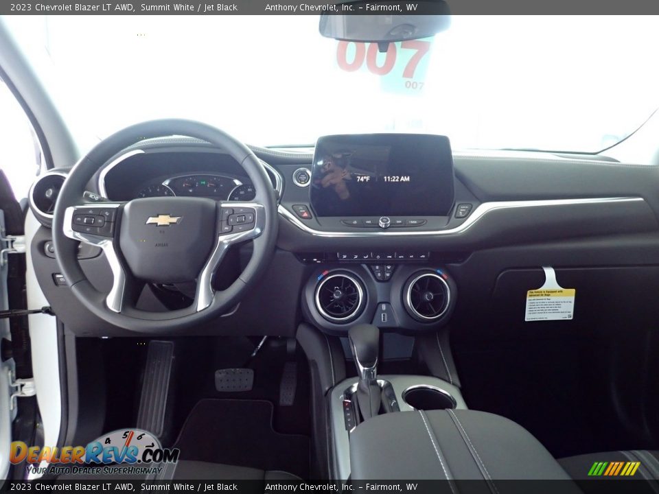 Jet Black Interior - 2023 Chevrolet Blazer LT AWD Photo #13