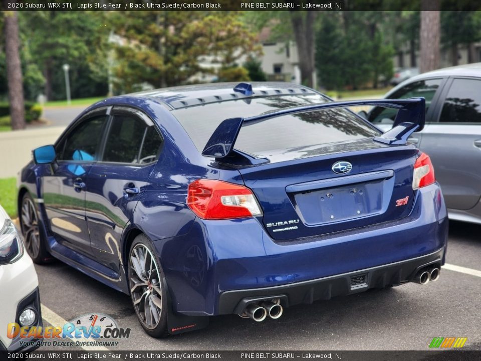 2020 Subaru WRX STI Lapis Blue Pearl / Black Ultra Suede/Carbon Black Photo #8