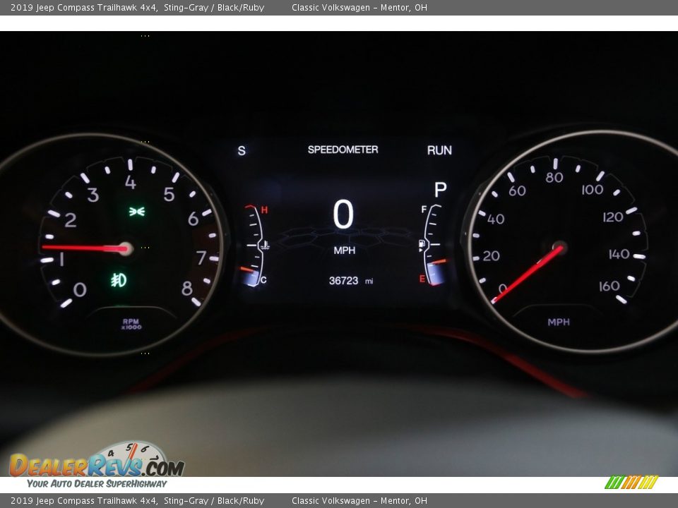 2019 Jeep Compass Trailhawk 4x4 Sting-Gray / Black/Ruby Photo #8