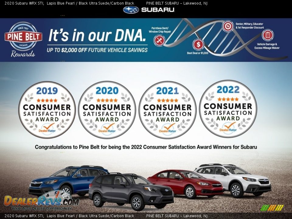 Dealer Info of 2020 Subaru WRX STI Photo #12